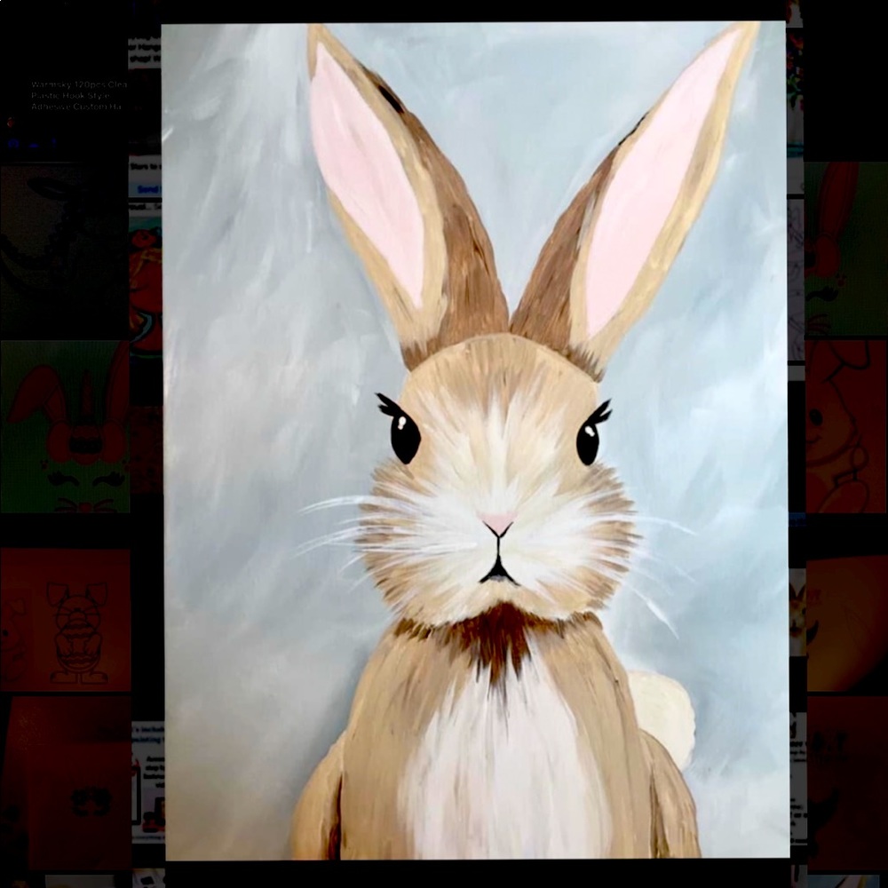 Beautiful Rabbit Painting Kit with Video
